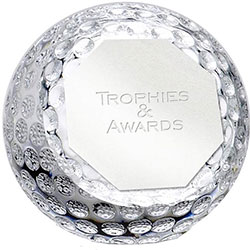 Orb Golf Paperweight 10cm *