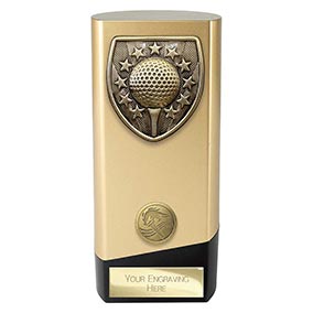 Gold Prime Golf Winner Trophy 160mm