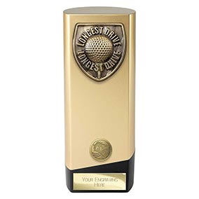 Gold Prime Longest Drive Trophy 190mm