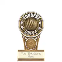 Ikon Longest Drive Golf Trophies 125mm