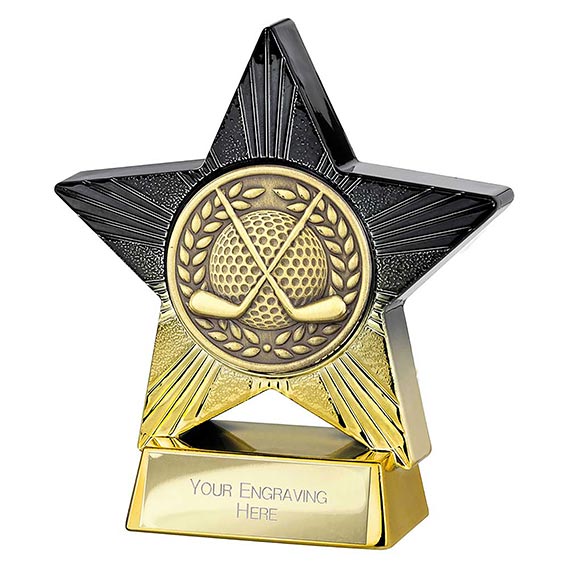 Superstar Golf Winner Trophy 110mm