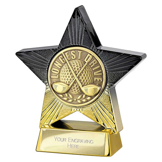 Superstar Longest Drive Trophy 110mm