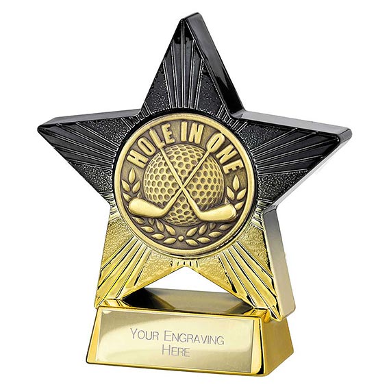 Superstar Hole in One Trophy 110mm