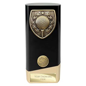 Black Prime Cobra Golf Trophy 160mm