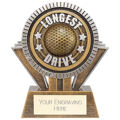Apex Longest Drive Golf Award 130mm