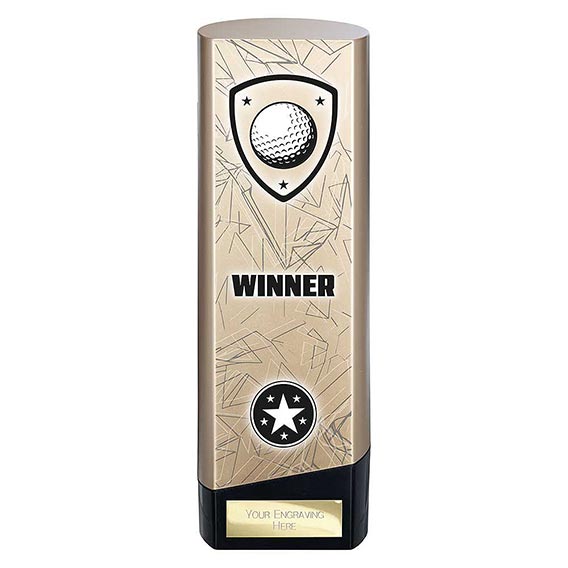 Gold Prime Golf Winner Trophy 220mm