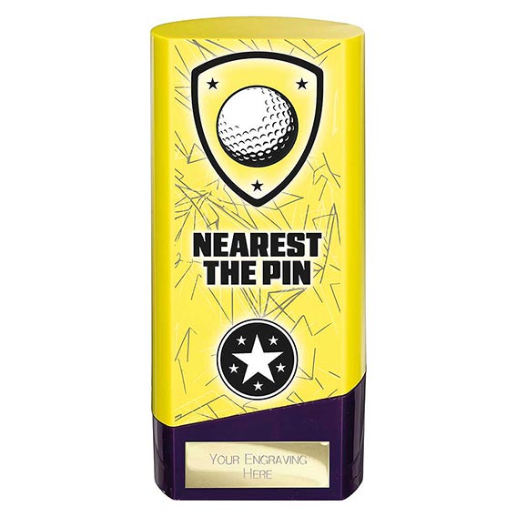 Yellow Prime Nearest The Pin Trophy 160mm