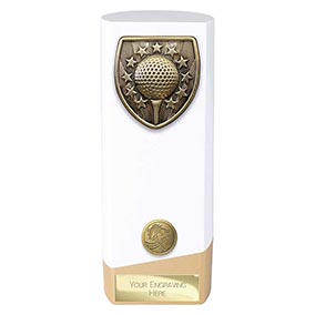 White Prime Golf Winner Trophy 190mm