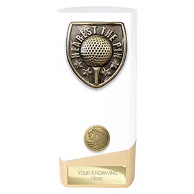 White Prime Nearest The Pin Trophy 160mm