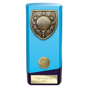 Blue Prime Cobra Golf Trophy 160mm