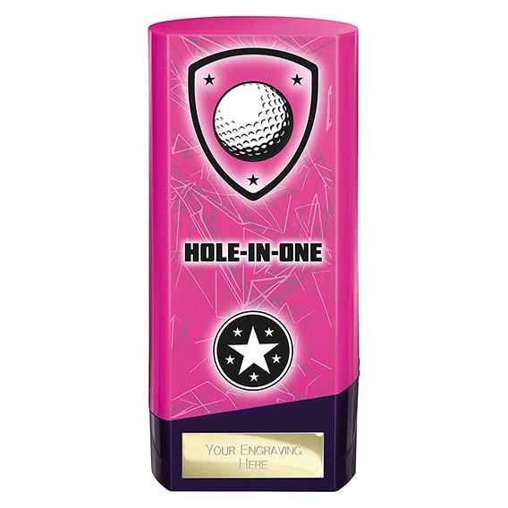 Pink Prime Hole in One Trophy 160mm