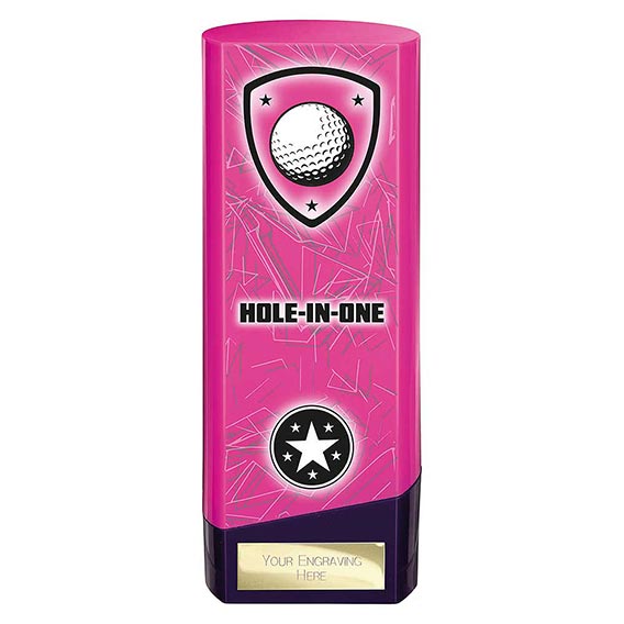 Pink Prime Hole in One Trophy 190mm