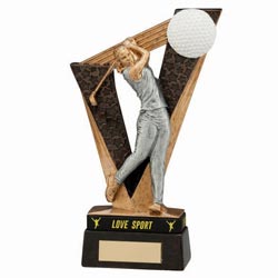 Ladies Victory Golfer 18cm *