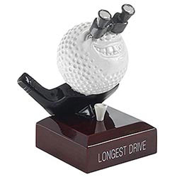 Longest Drive Comic Golf Ball 5in