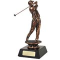 Bronze Golf Figures