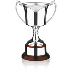 Hallmarked Silver Trophy Cup 9in