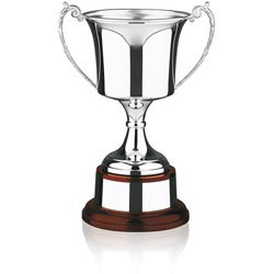 Hallmarked Silver Trophy Cup 11in