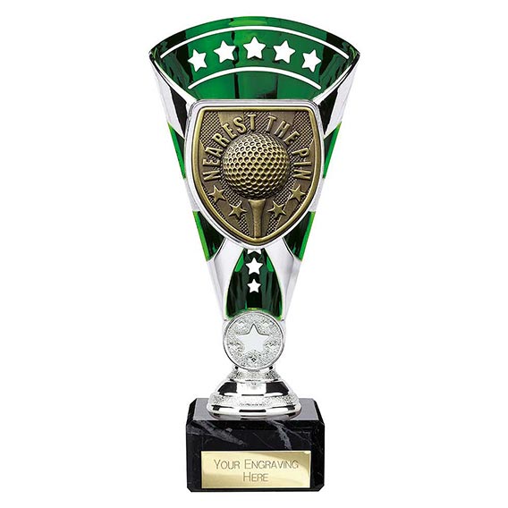 Green & Silver Cobra Star Nearest the Pin Cup 210mm