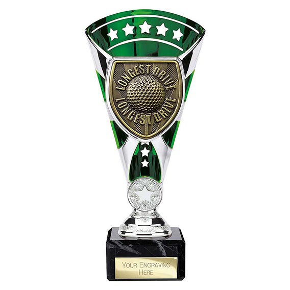 Green & Silver Cobra Star Longest Drive Cup 210mm