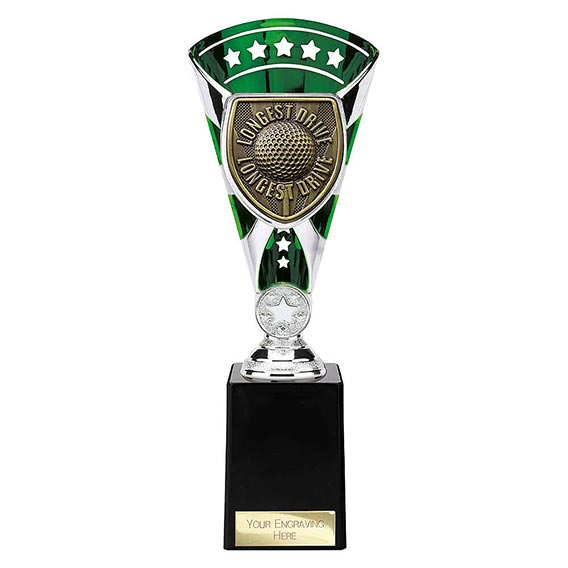 Green & Silver Cobra Star Longest Drive Cup 255mm