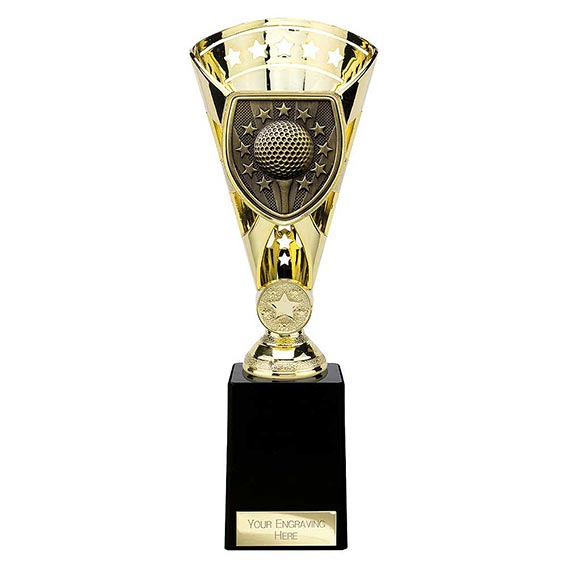 Gold & Silver Cobra Star Golf Winner Cup 255mm