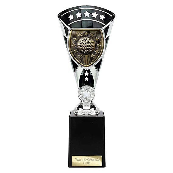 Black & Silver Cobra Star Golf Winner Cup 255mm