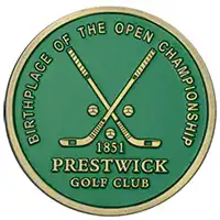 Prestwick Green Custom Golf Medals