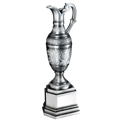 Silver Chased Design Claret Jug 25cm 