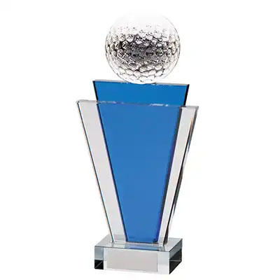 Gauntlet Crystal Golf Award 160mm
