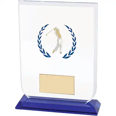 Gladiator Glass Male Golfer Award 140mm