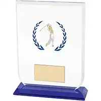 Gladiator Glass Male Golfer Award 140mm