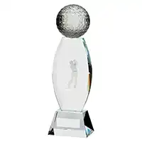 Infinity Crystal Golf Award 190mm