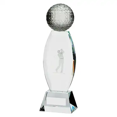 Infinity Crystal Golf Award 230mm