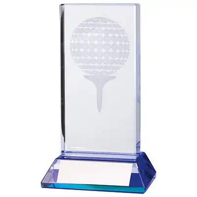 Davenport Crystal Golf Ball Award 12cm