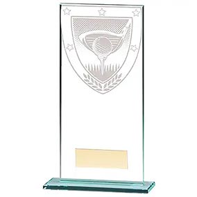 Millennium Glass Golf Club Award 180mm