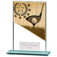 Mustang Glass Golf Club Award 125mm