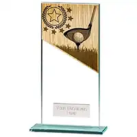 Mustang Glass Golf Club Award 180mm