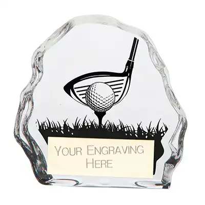 Mystique Glass Golf Club Award 75mm