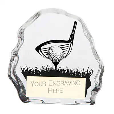 Mystique Glass Golf Club Award 90mm