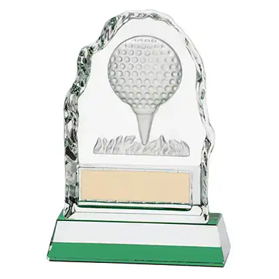 Challenger Glass Golf Ball Award 150mm
