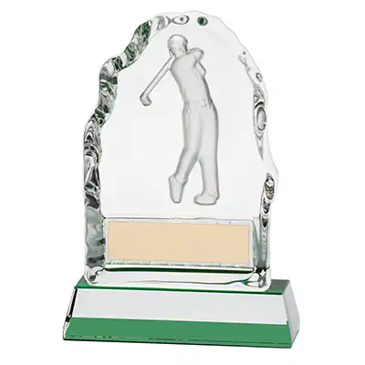 Challenger Glass Golfer Award 150mm
