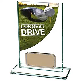 Colour Curve Glass Longest Drive Award 125mm *