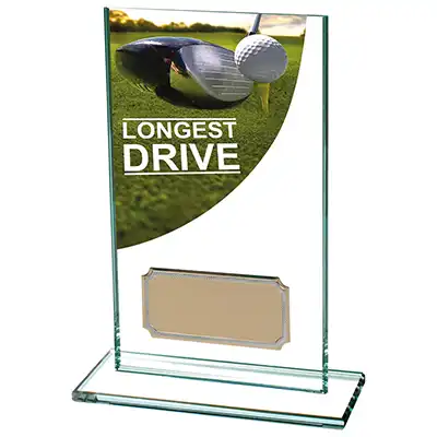 Colour Curve Glass Longest Drive Award 140mm