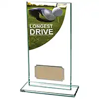 Colour Curve Glass Longest Drive Award 160mm