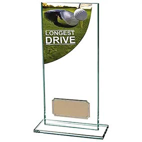 Colour Curve Glass Longest Drive Award 180mm *