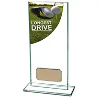 Colour Curve Glass Longest Drive Award 180mm
