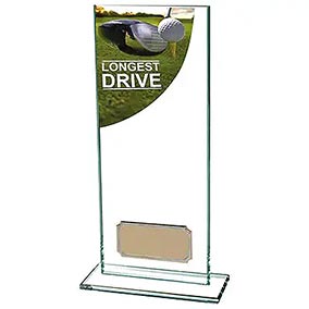 Colour Curve Glass Longest Drive Award 200mm *