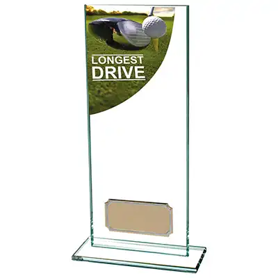 Colour Curve Glass Longest Drive Award 200mm
