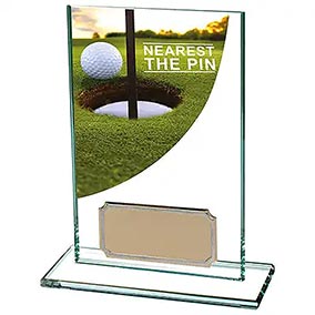 Colour Curve Glass Nearest the Pin Award 125mm *
