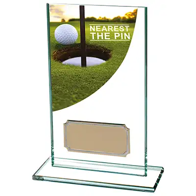 Colour Curve Glass Nearest the Pin Award 140mm